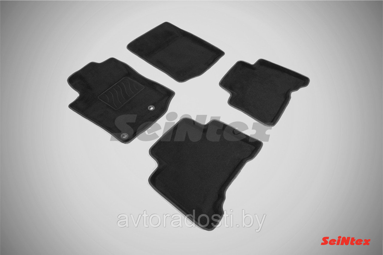 3D коврики ворсовые для Toyota Land Cruiser Prado 150 (2013-) / Ленд Крузер Прадо [81971] (SeiNtex)