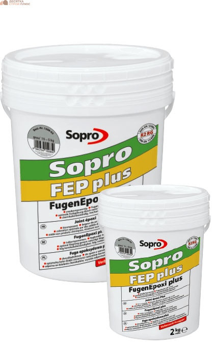 Эпоксидная фуга Sopro FEP plus №1501 белый, 5кг - фото 1 - id-p111133676