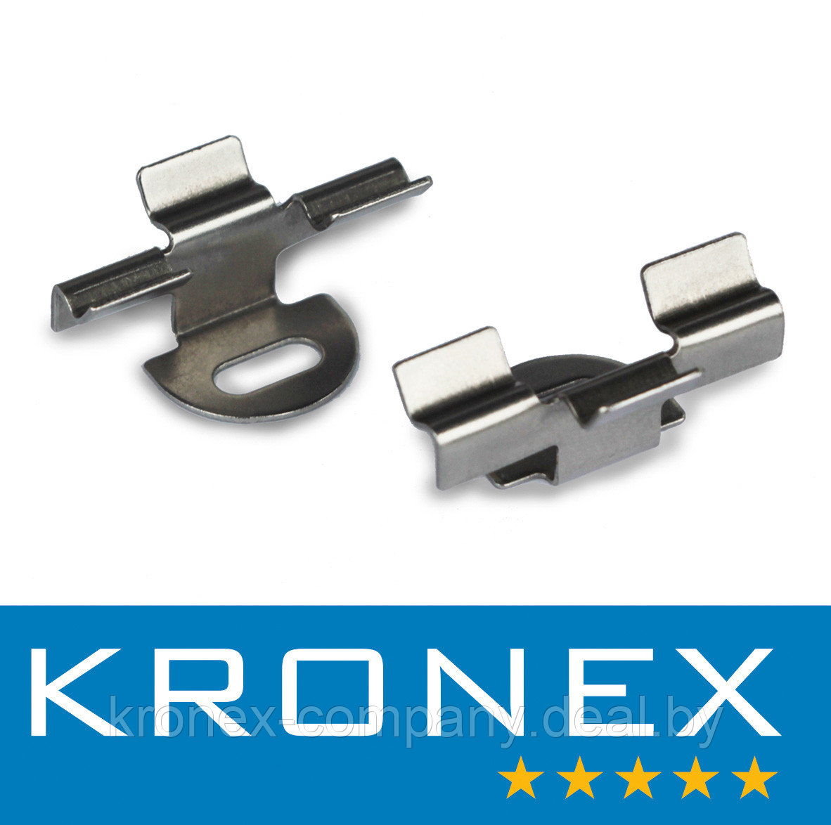 Крепеж промежуточный № 9, сталь, KRONEX (для алюм.лаги KRONEX, FIXAR) (упак/100шт) - фото 1 - id-p111139099