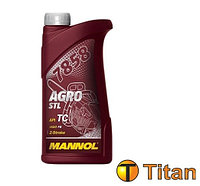 МАСЛО для 2-х тактных двигателей MANNOL 7858 Agro for STL API TC 0,5л красное