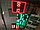 Электронные светодиодные часы-термометр-календарь, уличные, фасадные 64см*64см, фото 3
