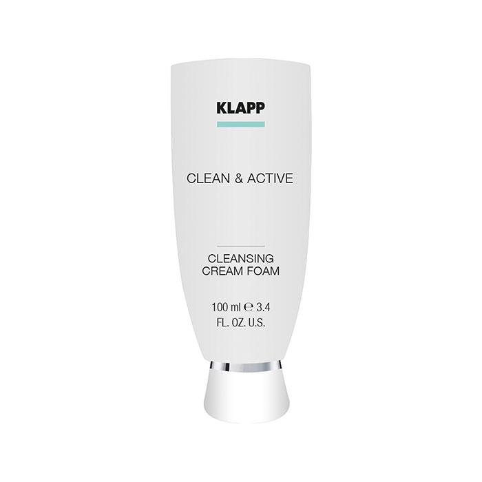 Klapp Clean & Active Cleansing Cream Foam - Базовая очищающая крем-пенка 100 мл
