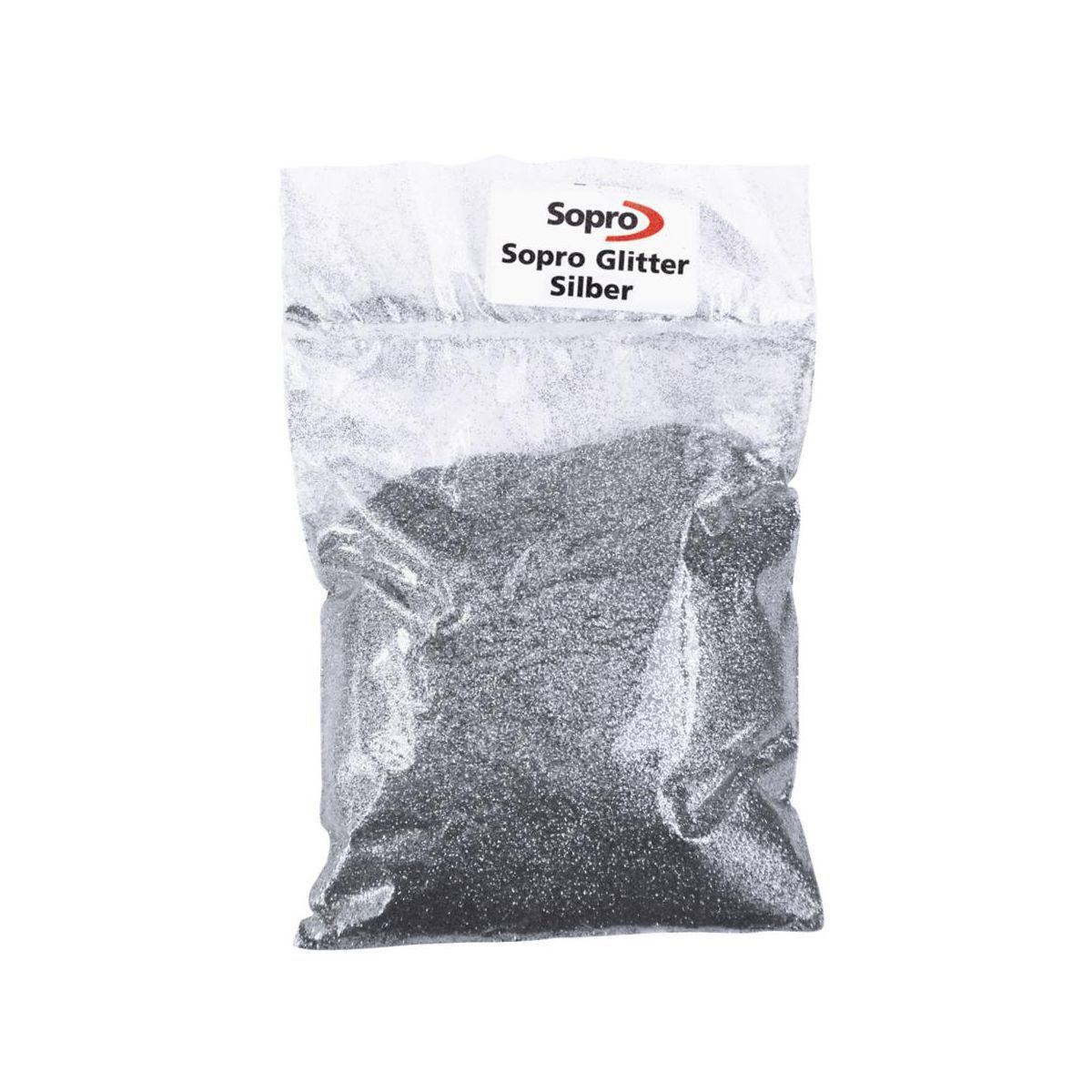 Блёстки Sopro Glitter AG (1020) 100 г "серебро"