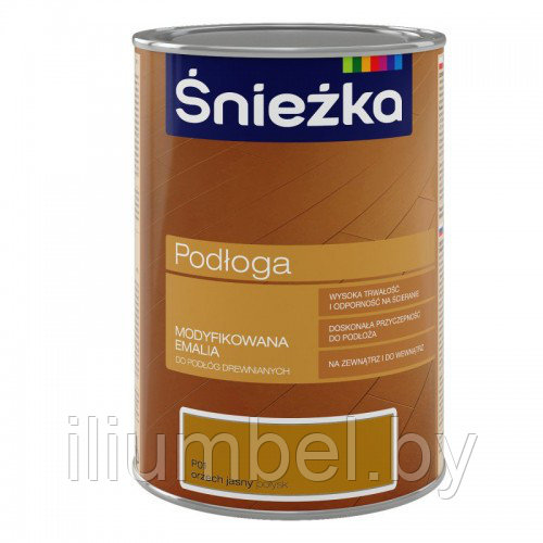 Эмаль для пола PODLOGA SNIEZKA 2.5л, светлый орех