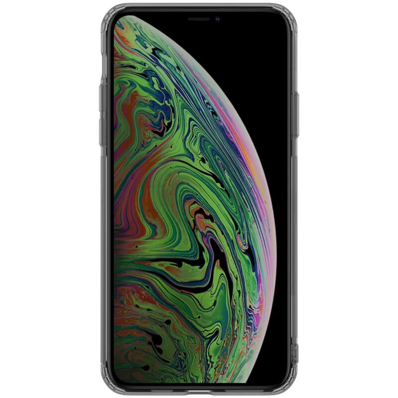 Силиконовый чехол Nillkin Nature Series прозрачный, белый для Apple iPhone 11 Pro Max - фото 2 - id-p111160195