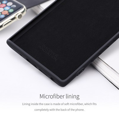 Силиконовый бампер Nillkin Rubber-wrapped Protective Case Черный для Samsung Galaxy Note 10 - фото 4 - id-p111160261