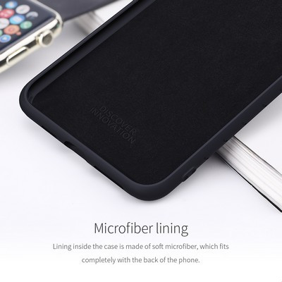 Силиконовый бампер Nillkin Rubber-wrapped Protective Case Черный для Apple iPhone 11 Pro - фото 4 - id-p111160270