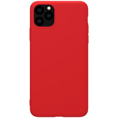 Силиконовый бампер Nillkin Rubber-wrapped Protective Case Красный для Apple iPhone 11 Pro - фото 1 - id-p111160272
