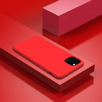 Силиконовый бампер Nillkin Rubber-wrapped Protective Case Красный для Apple iPhone 11 Pro - фото 3 - id-p111160272