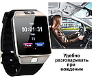 Умные часы Smart Watch DZ09 (Серебристый / черный), фото 8