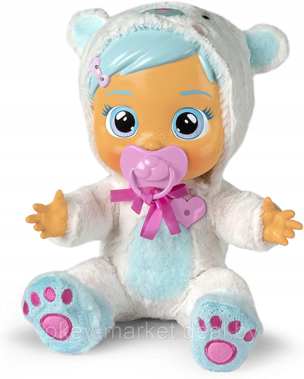 Пупс Cry Babies плакса Кристал ( Kristal Baby Doll) IMC Toys 98206 - фото 3 - id-p111162079