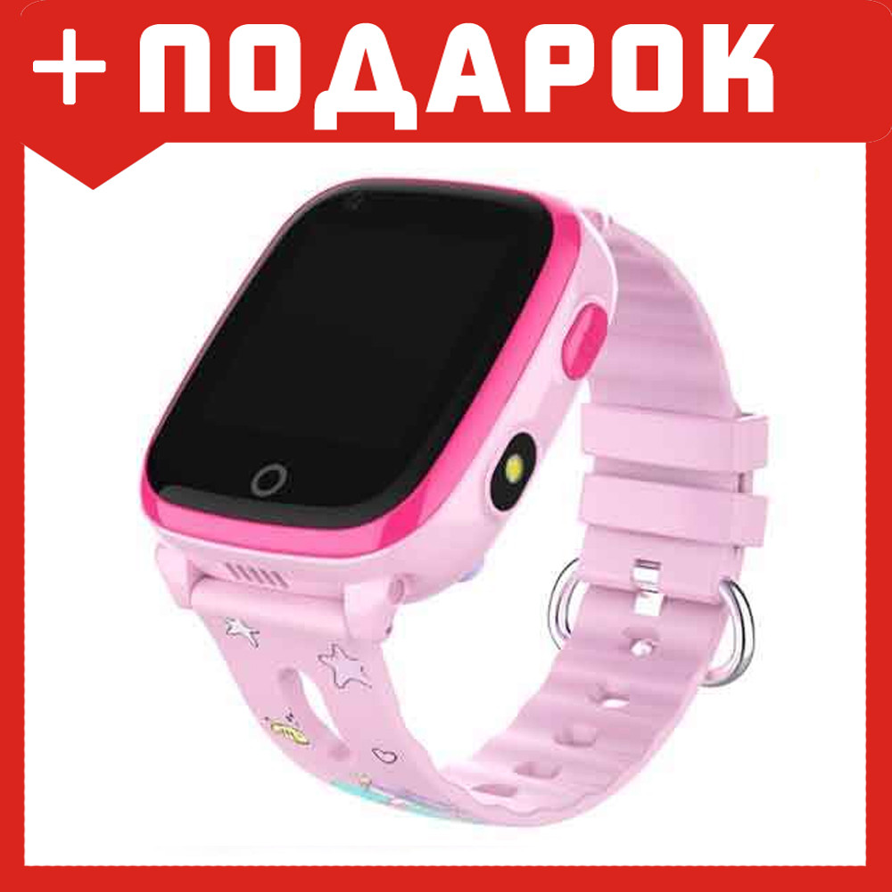 Детские GPS часы Wonlex KT10 с камерой (розовый) - фото 1 - id-p111164864