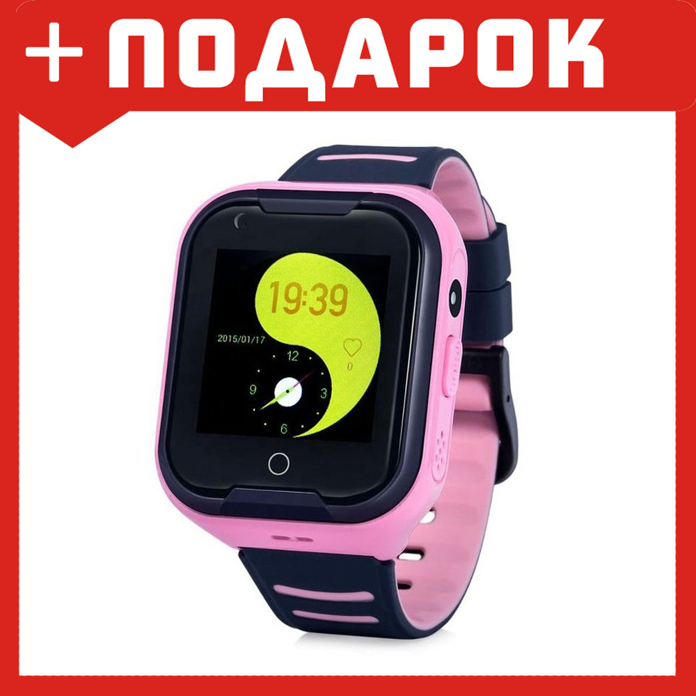 Детские GPS часы Wonlex KT11 (Водонепроницаемые) Розовый - фото 1 - id-p111164881