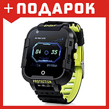 Детские GPS часы Wonlex KT12 (Водонепроницаемые) Черный