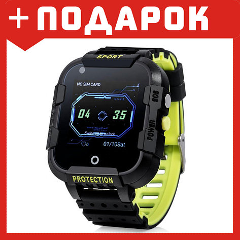 Детские GPS часы Wonlex KT12 (Водонепроницаемые) Черный, фото 2