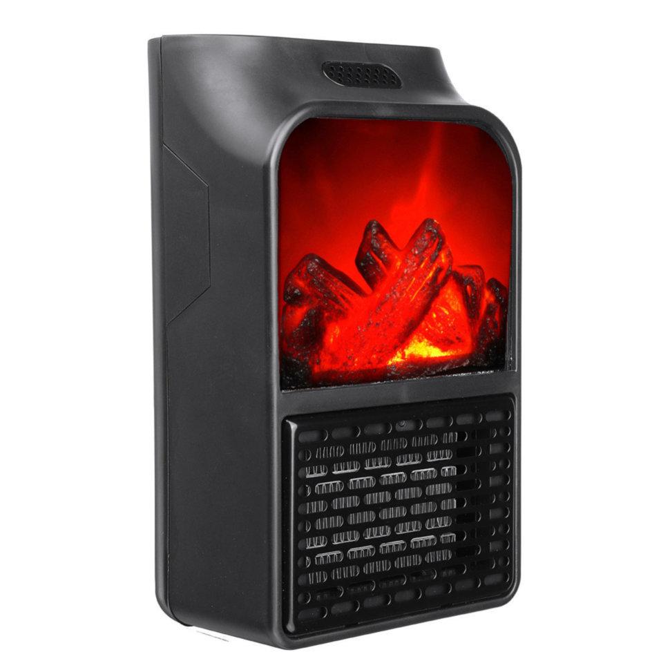 Мини обогреватель "Камин" Flame Heater (Handy Heater) с пультом управления, 1 000 Вт - фото 4 - id-p111165033