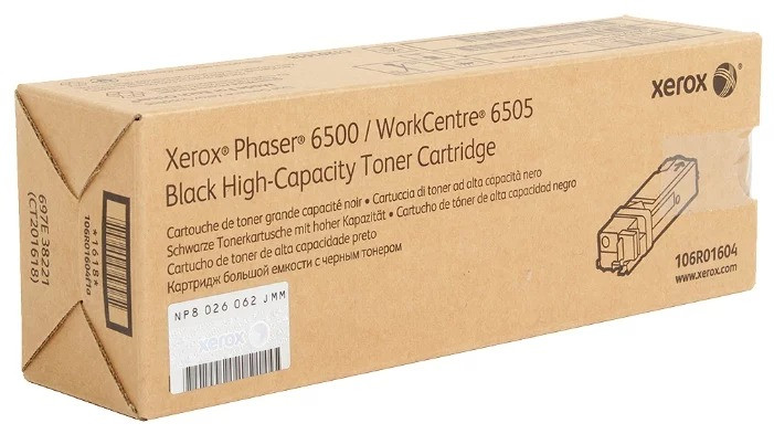 Картридж 106R01604 (для Xerox Phaser 6500/ WorkCentre 6505) чёрный