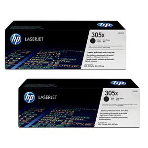 Картридж 305X/ CE410XD (для HP Color LaserJet Pro M351/ M357/ M375/ M451/ M475) чёрный, двойная упаковка
