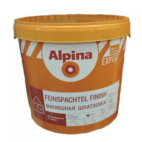 Шпатлевка акриловая Alpina EXPERT Feinspachtel Finish. 4,5 кг.