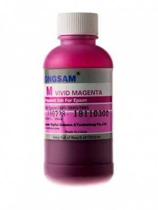 Чернила Epson SC-T3000/ SC-T3270/ SC-T5200/ SC-T7000/ SC-T7270 (Hongsam) 500 мл, M (пурпурный) пигмен
