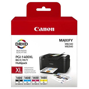 Набор картриджей PGI-1400XL/ 9185B004 (для Canon MAXIFY MB2040/ MB2140/ MB2340/ MB2740) C/ M/ Y/ Bk