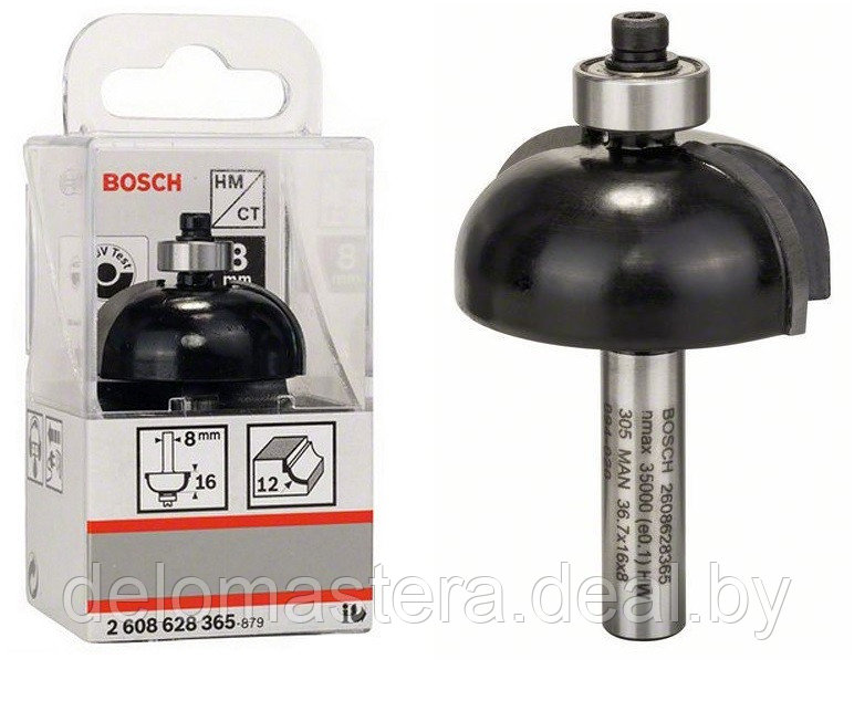 Галтельная фреза Bosch Professional 2 ножа d36.7мм (2608628365) - фото 1 - id-p93136691