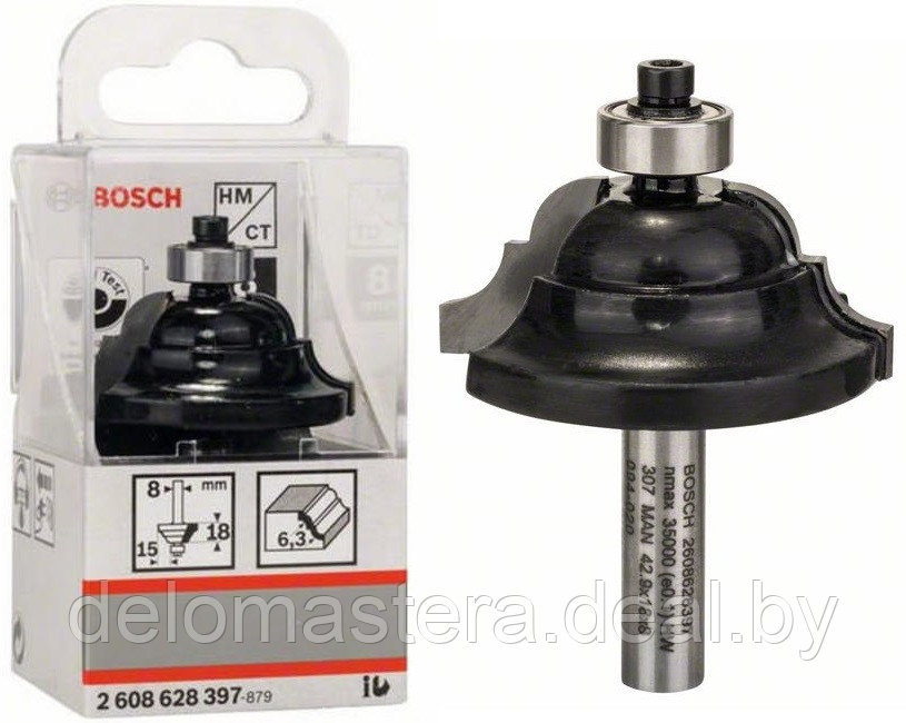 Профильная фреза Bosch Professional 2 ножа d14/18мм(2608628397) - фото 1 - id-p93136700