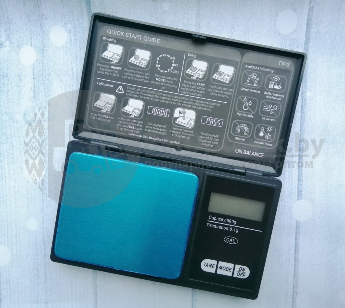 Сверх точные весы SVAN POCKET SCALE (точность измерения 0,1 g.) до 500 g. - фото 3 - id-p111172699