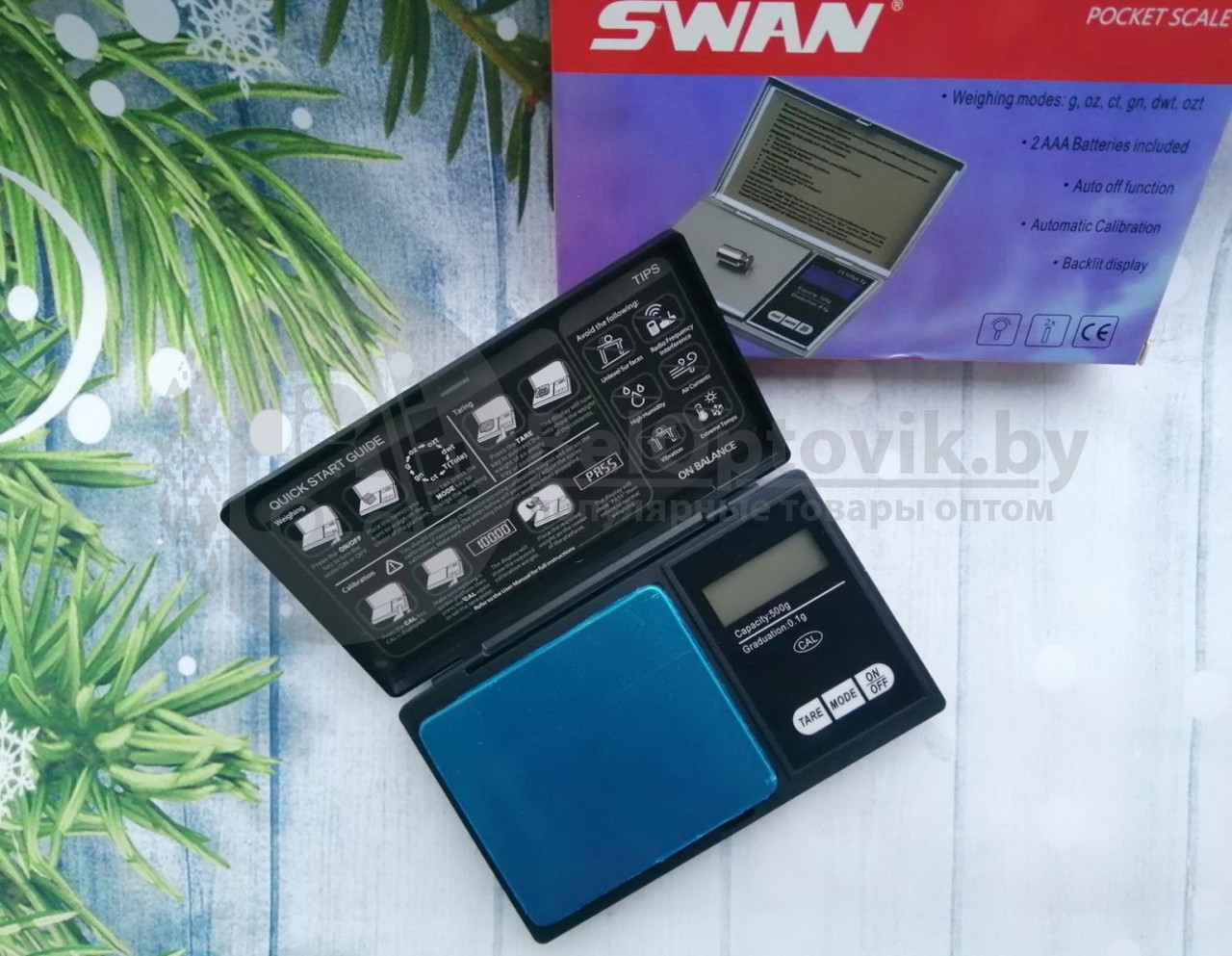 Сверх точные весы SVAN POCKET SCALE (точность измерения 0,1 g.) до 500 g. - фото 7 - id-p111172699