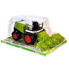 Детский инерционный комбайн  36 см Farm Tractor 0488-290