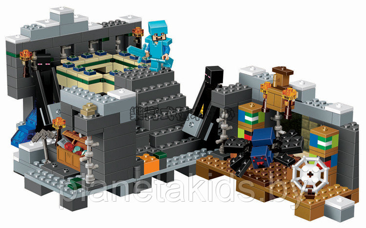 Конструктор Bela 10470 Портал в край (аналог LEGO Minecraft ), 577 деталей - фото 3 - id-p111208778