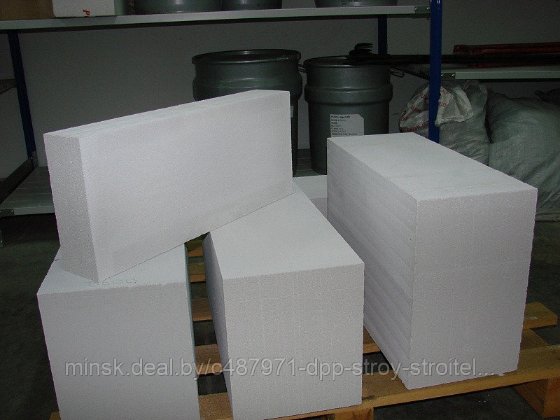 Газосиликатные блоки 625*400*249 (стеновые), D500 (1 категория точности) для кладки на клей