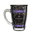 Чай London Tea Club черный Wild berries 70г в стеклянной кружке (300мл)