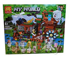 Конструктор Minecraft 33234 "Загородный дом", 986 деталей , Майнкрафт My World  Lele, аналог Lego (Лего)