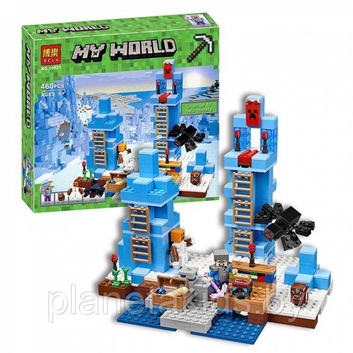 Конструктор Bela MineCraft My World 10621 "Ледяные шипы" 372 детали (аналог Lego) Майнкрафт