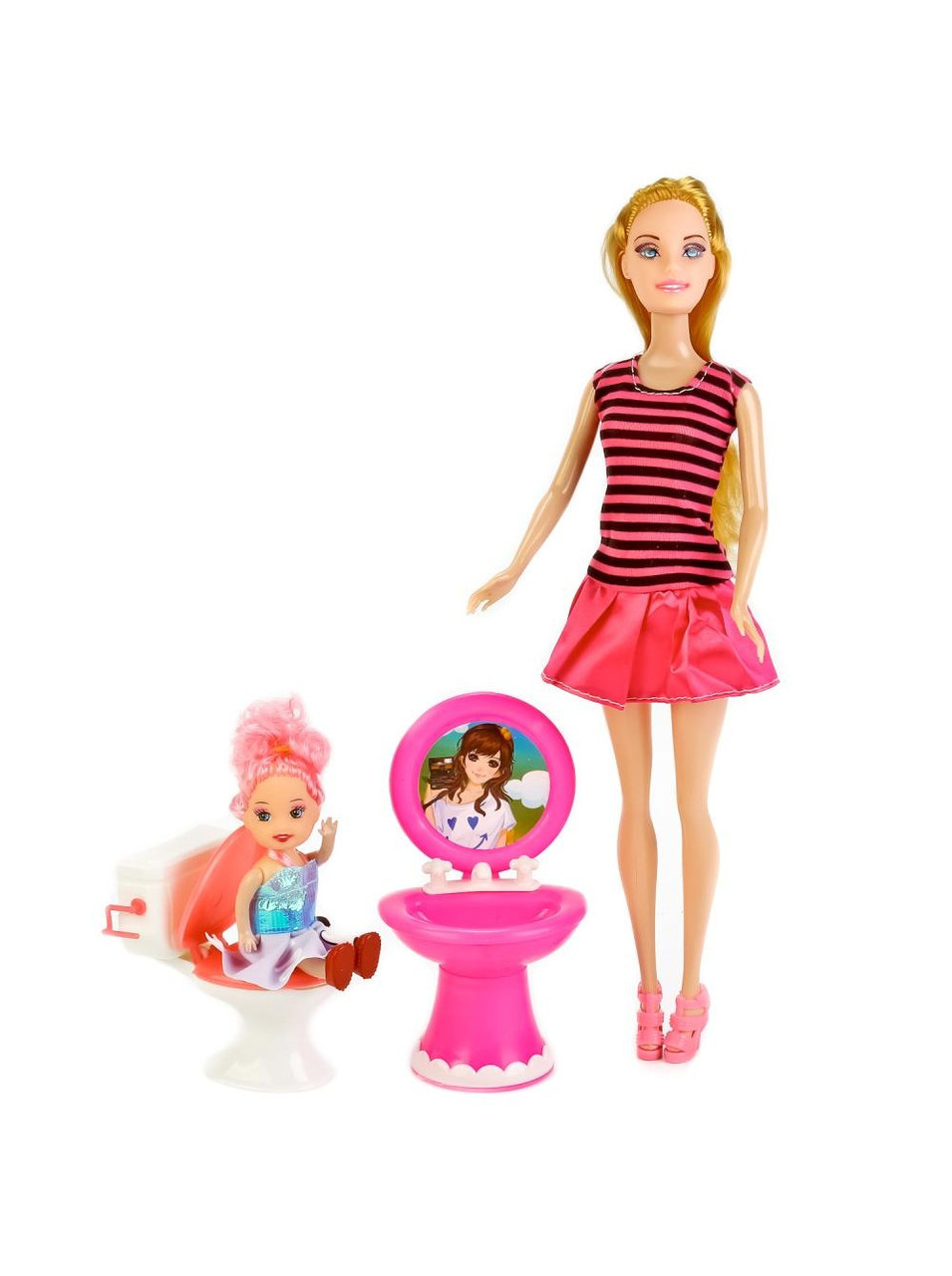 Кукла Hayley с аксессуарами и дочкой, рост 30 см, вида, арт.HB022