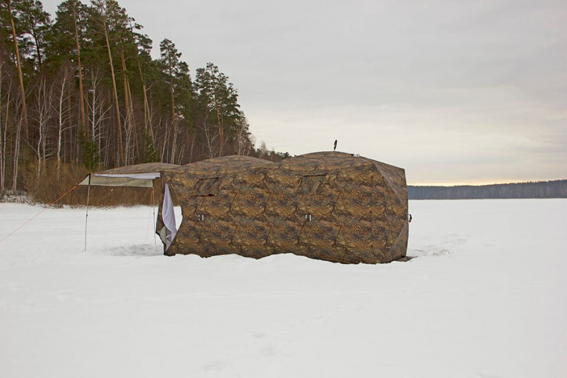 Зимняя палатка Берег Куб 3.60 (двухслойная) - фото 2 - id-p111210591