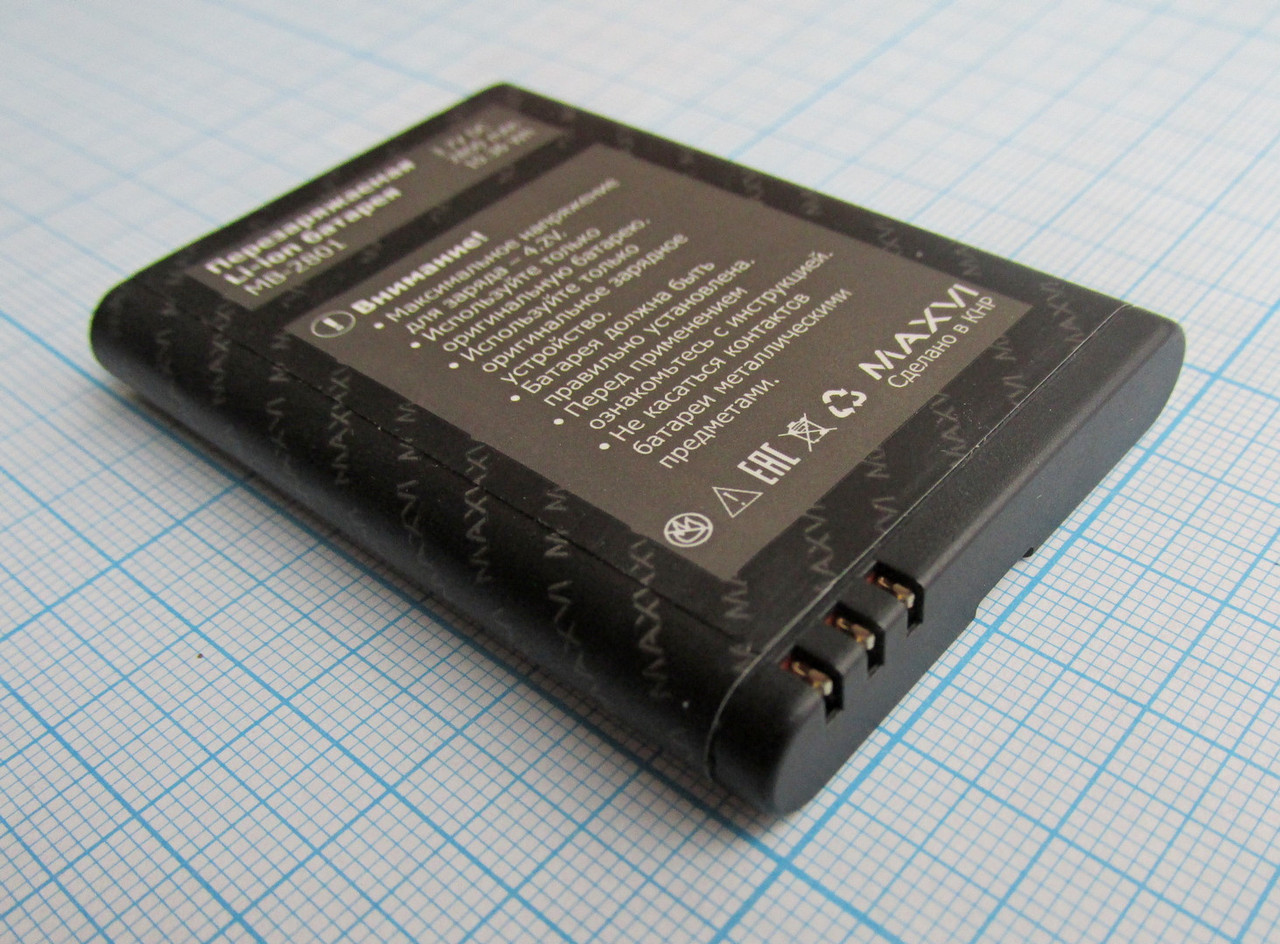 Аккумулятор MB-2801 для Maxvi P9, Maxvi P12 - фото 2 - id-p111210026