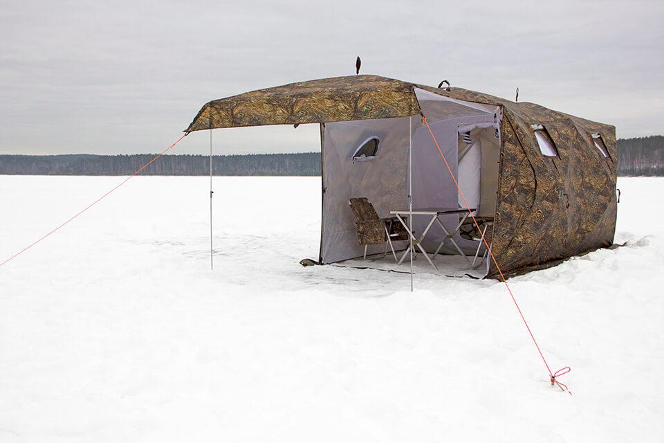 Зимняя палатка Берег Кубоид 4.40 (двухслойная) - фото 4 - id-p111241609