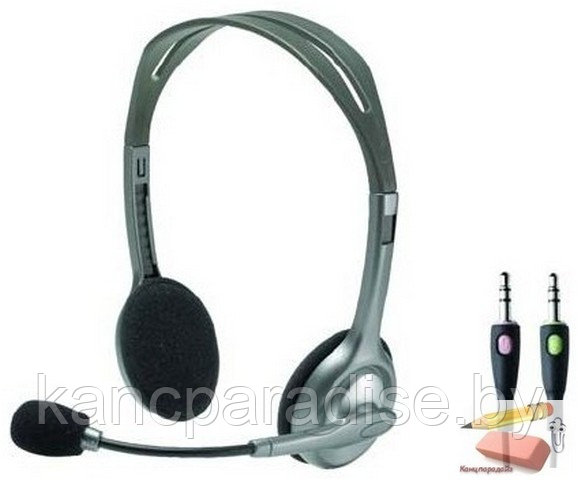 Гарнитура Logitech Stereo Headset H110 - фото 2 - id-p111210215