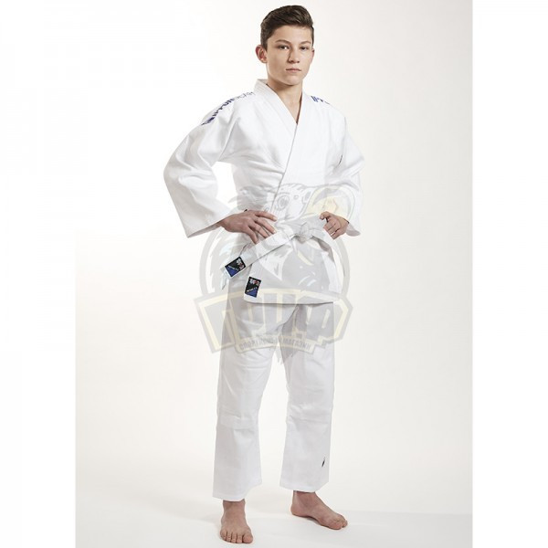 Кимоно дзюдо Ippon Gear Future 2.0 Embroidery Blue 335 г (60% хлопок, 40% полиэстер) (арт. JI350-BL)