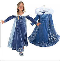 Платье Эльзы с аксессуарами (синее №3), фото 5