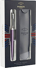 Набор подарочный Parker Jotter Core - Victoria Violet CT, шариковая ручка + чехол.