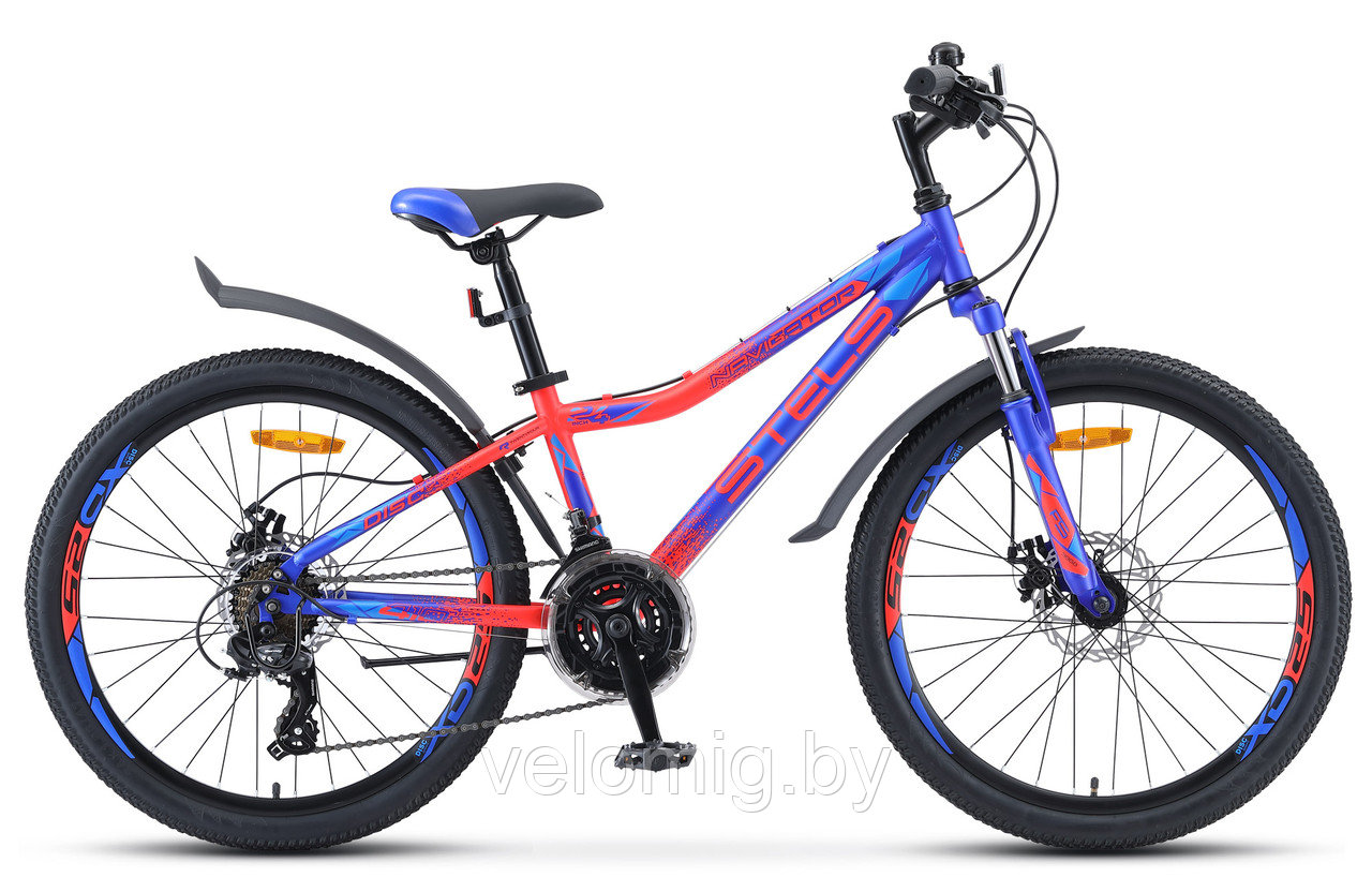 Велосипед подростковый горный Stels Navigator-410 MD 24" V010 (2020) - фото 1 - id-p110918005