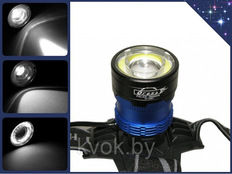 Налобный фонарь Headlamp H-T597 - фото 2 - id-p111256559