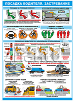 Плакат Посадка водителя. Застревание