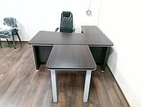 Комплект мебели для директора. Цвет Венге. Стол-тумба-приставка