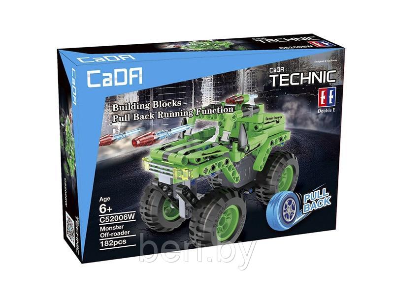 С52006W Конструктор CaDa "Монстр-трак", инерционный мотор, 182 детали, аналог Lego Technic - фото 3 - id-p111259518