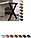 Барная стойка на сварном подстолье Сакура из массива ДУБА, ЛДСП или постформинга. Цвет и размеры на выбор., фото 5