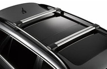 Багажник Can Otomotiv на рейлинги Mitsubishi Outlander XL, внедорожник, 2006-2012